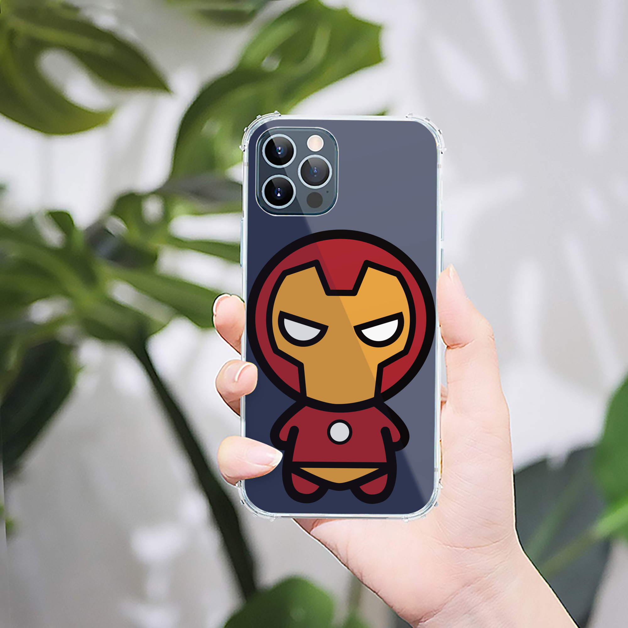 （画像用） アベンジャーズ The Avengers 【iPhone 12シリーズ対応】透明スマホケース（クリアソフトケース）